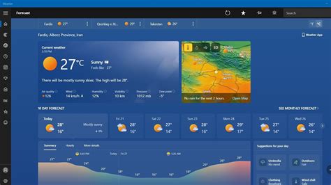 Check for Windows Update. . Msn weather today
